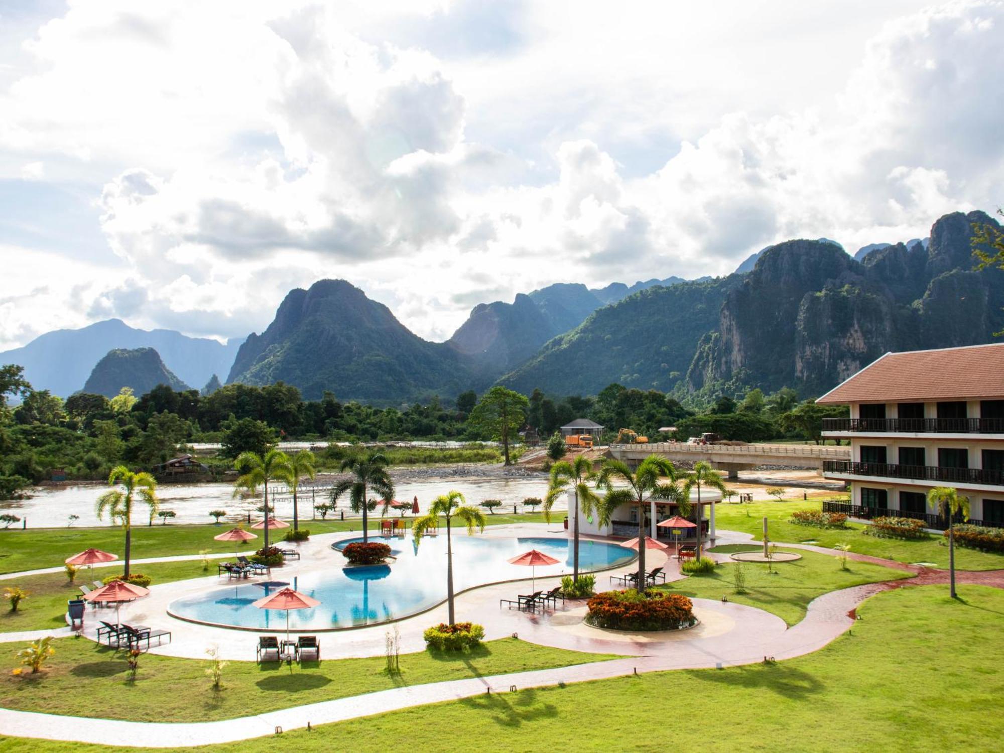 Tmark Resort Vangvieng Vangviang Kültér fotó